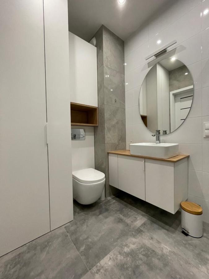 Apartament Pirat Ostroda Bagian luar foto